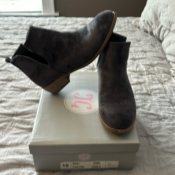 💕 2 for $15 - Suede like booties - Picture 1 of 8